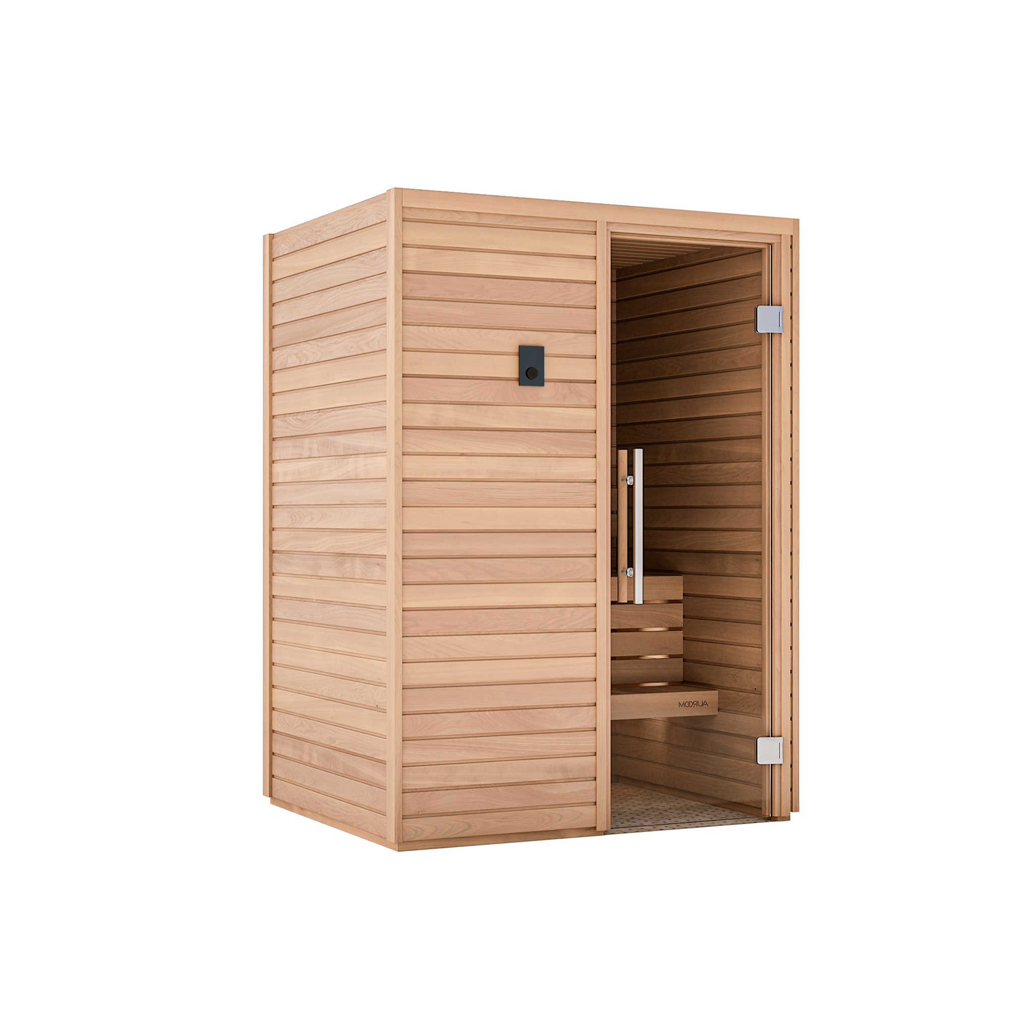 Auroom CALA-WOOD-L 810041112934 Traditional Sauna Auroom Cala Wood 2 Person Indoor Sauna
